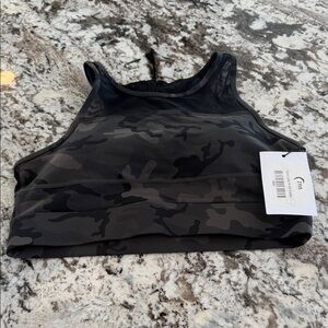 ZYIA Black Camouflage Active All Star Bra XL